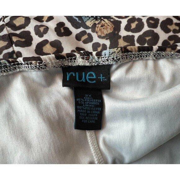 Rue+ Y2K Mini Slip Dress  Womens Size 3X  Whimsigoth Animal & Butterfly Print - Picture 5 of 6